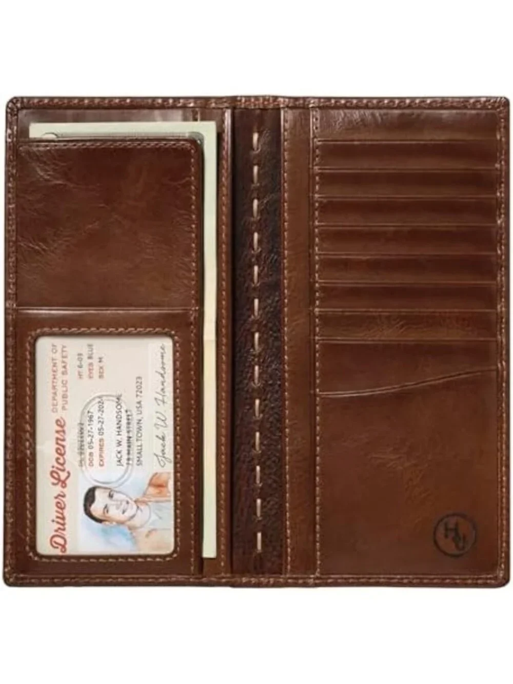 Deer Ornament Long Bifold Wallet | Stylish Hunting & Rodeo Accessory